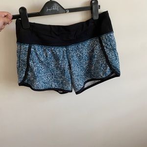 Polka dot running shorts